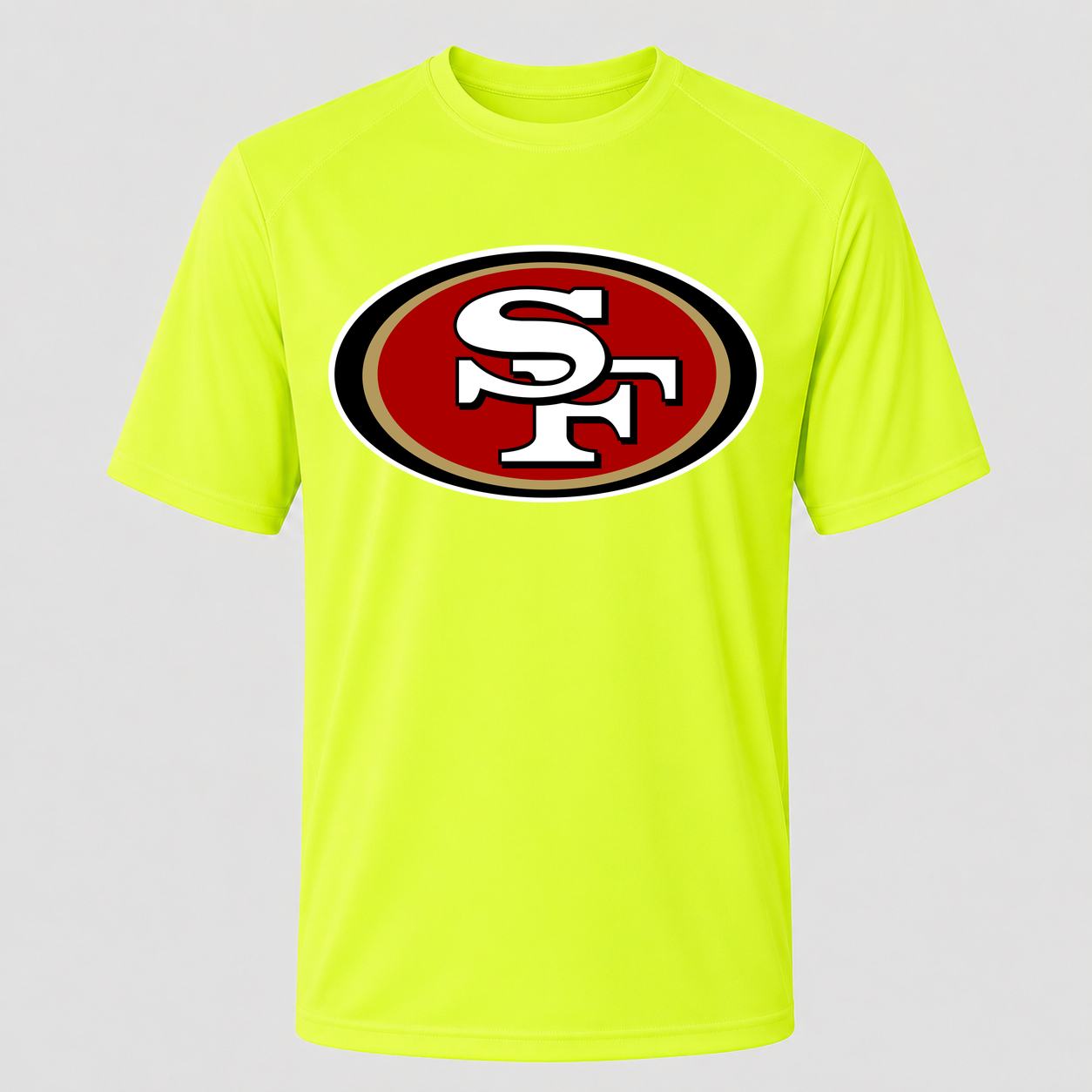 Men's San Francisco 49ers Performance T-Shirt - Safety Green