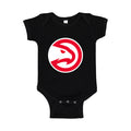 Atlanta Hawks Baby Romper Onesie - Black