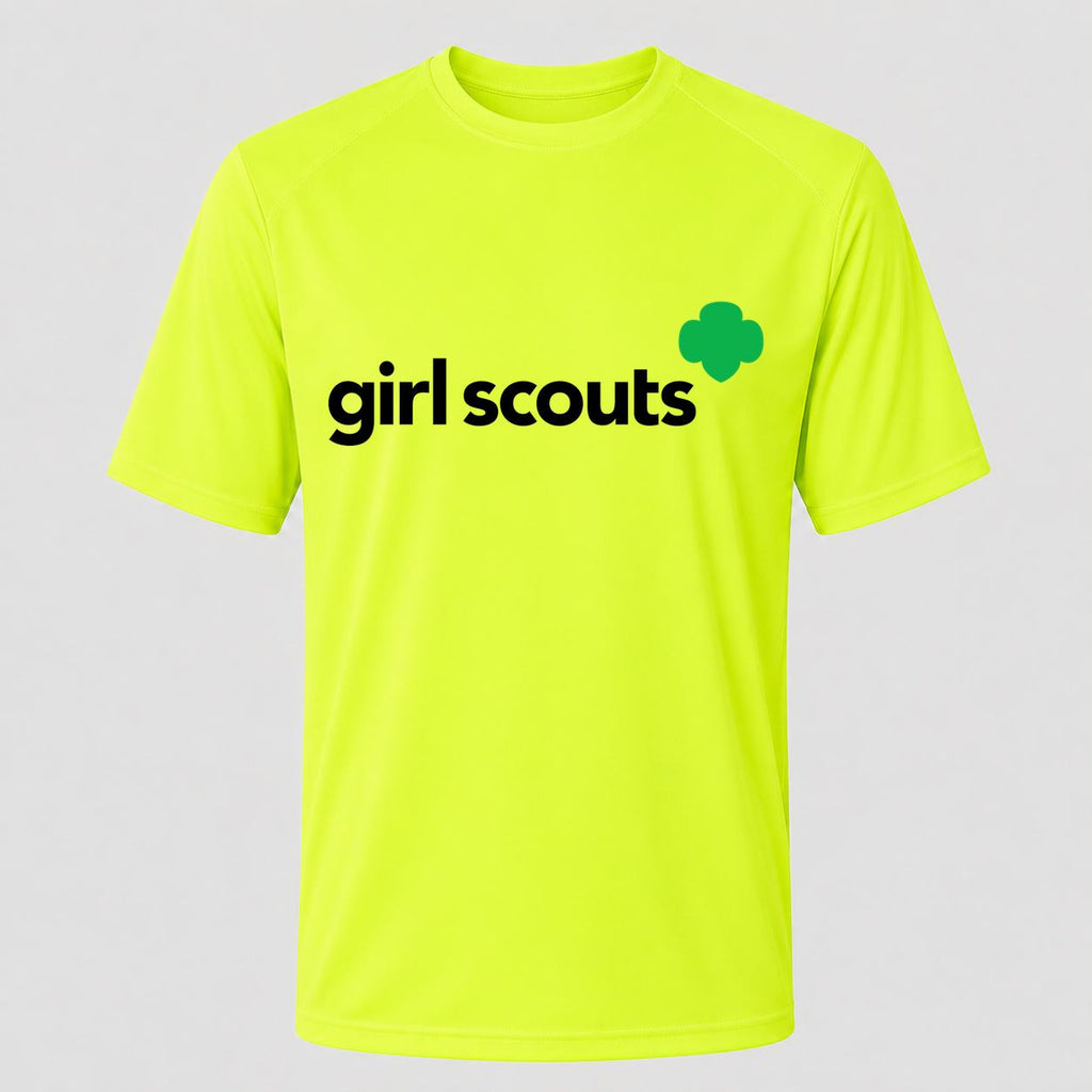 Men's Girl Scouts Performance T-Shirt - Safety Green