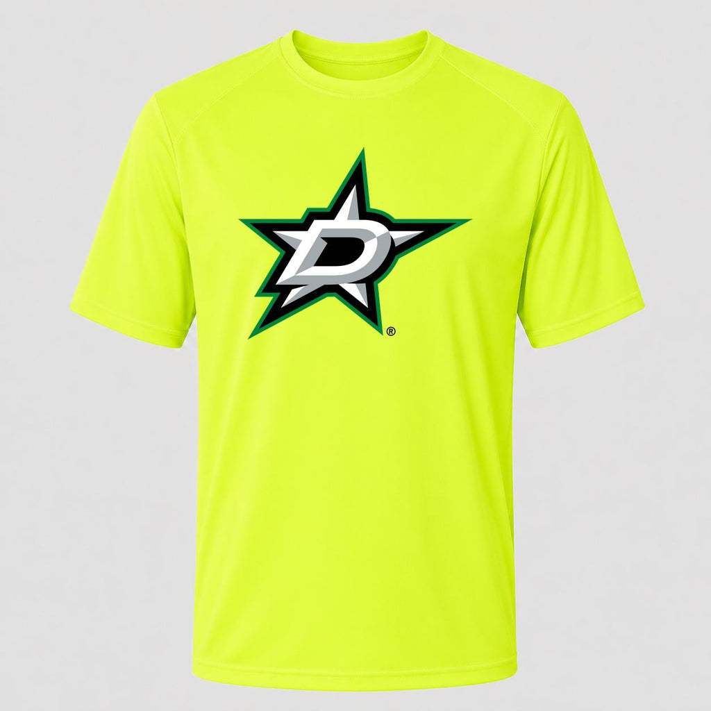 Men's Dallas Stars Performance T-Shirt - Safety Green