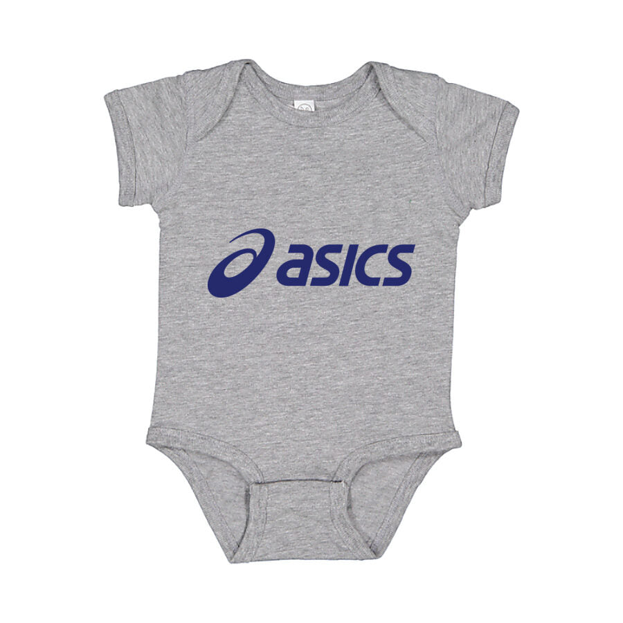 ASICS Baby Romper Onesie - Gray