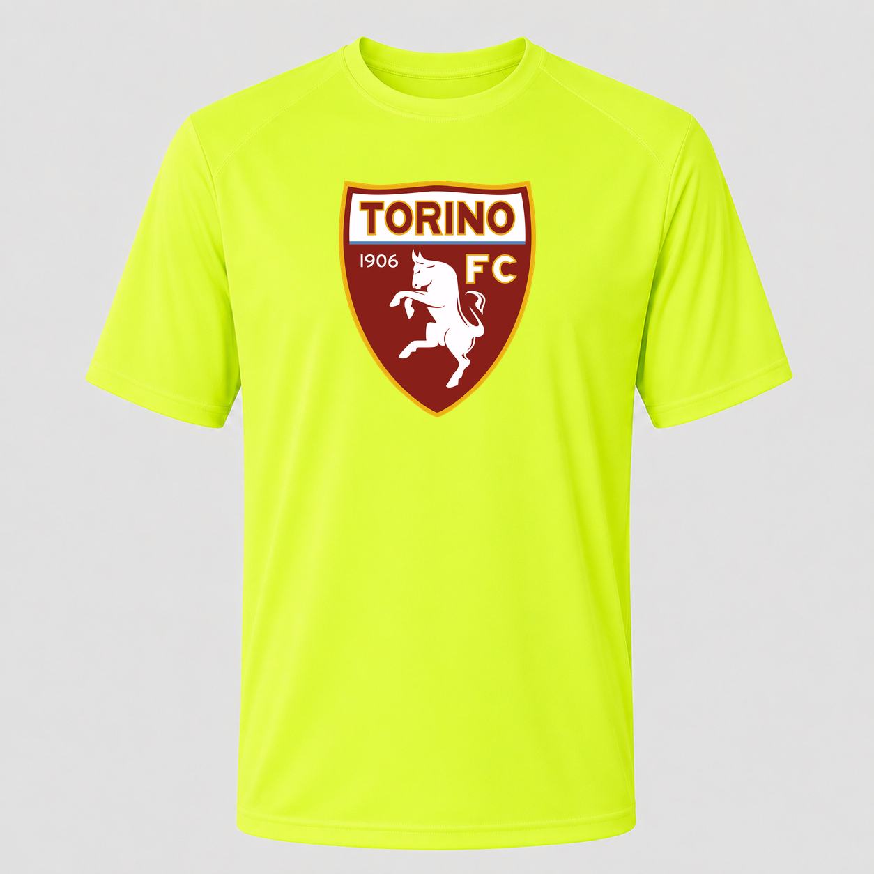 Men's Torino Soccer Performance T-Shirt - Safety Green