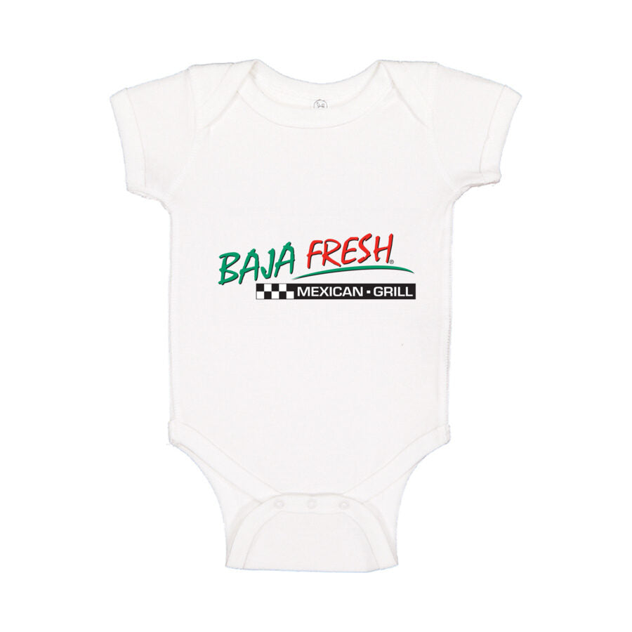 Baja Fresh Baby Romper Onesie - White