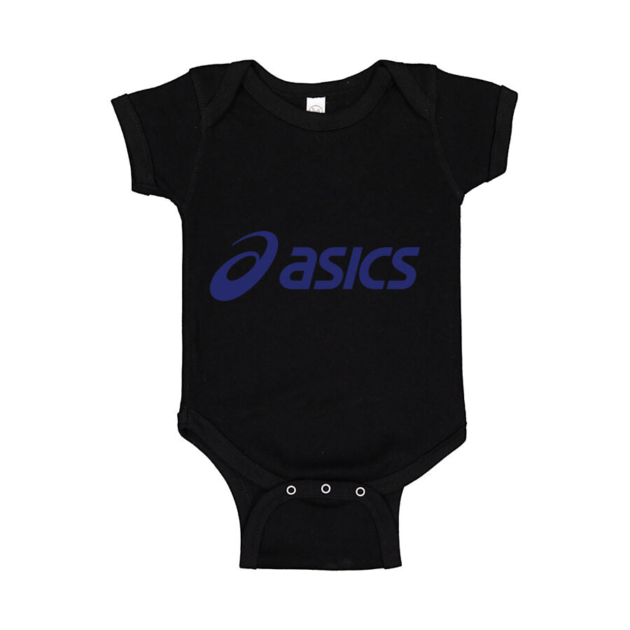 ASICS Baby Romper Onesie - Black