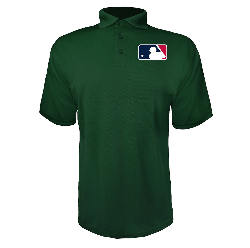 Major League Baseball Green polyester polo