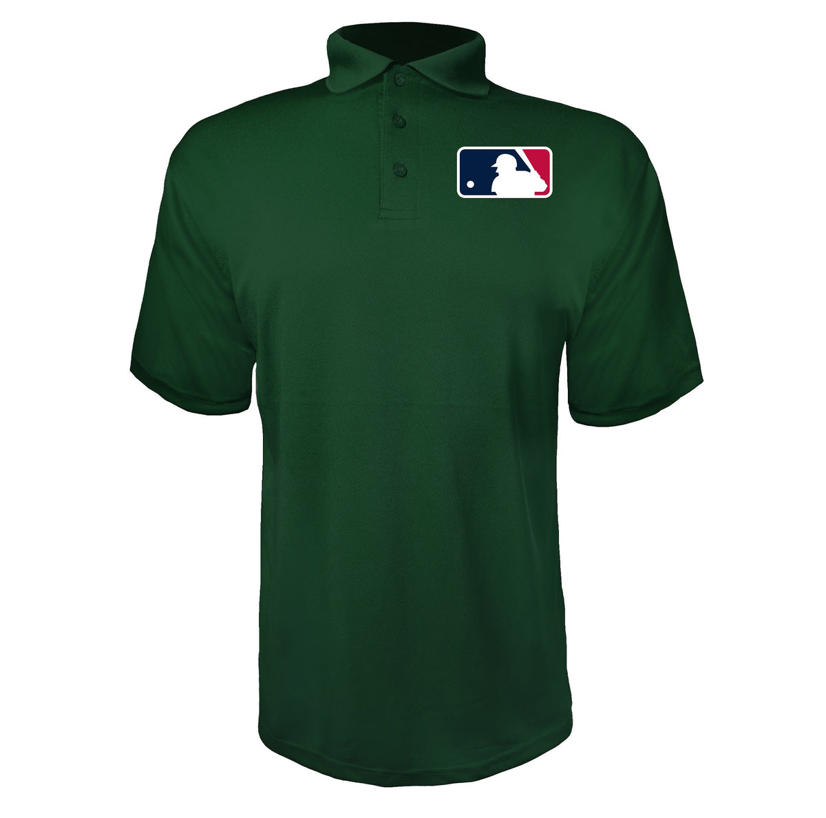 Major League Baseball Green polyester polo