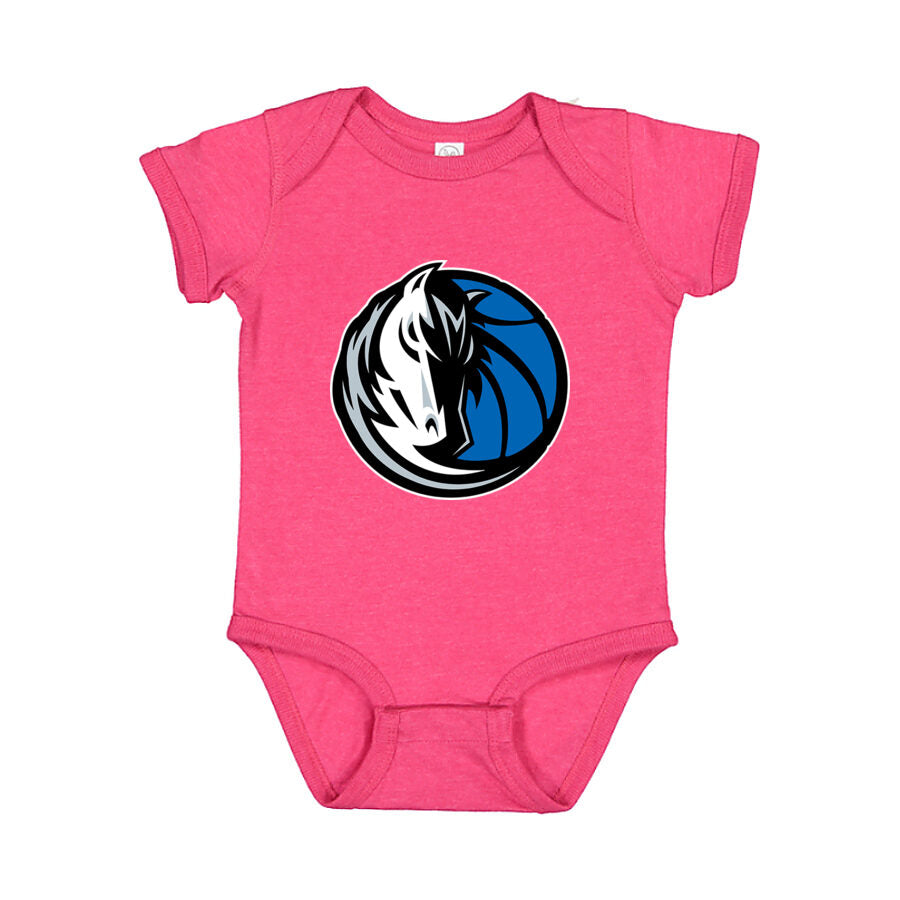 Dallas Mavericks Baby Romper Onesie - Pink