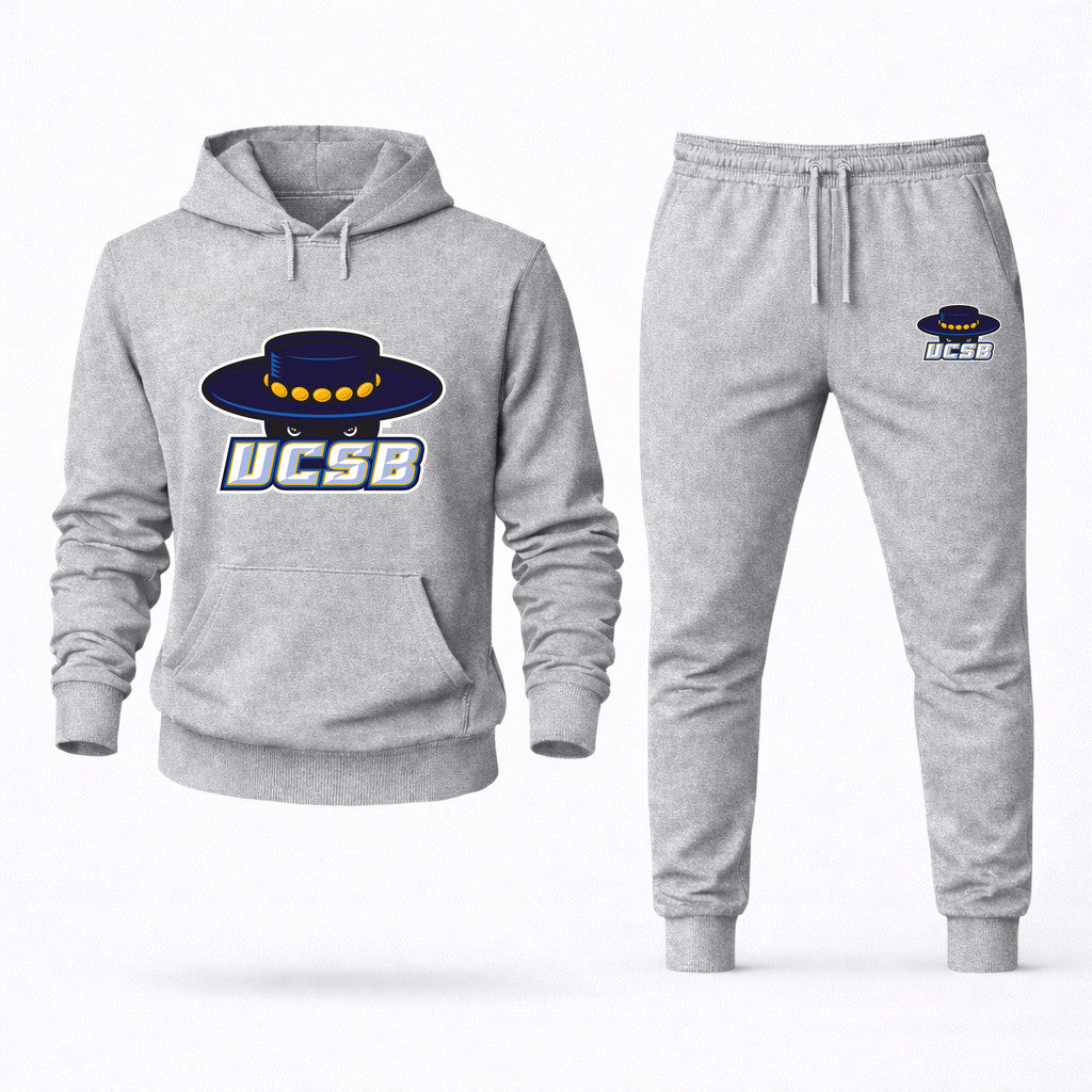 UCSB Gauchos Hoodie and Joggers Set - Grey