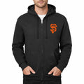 Men's San Francisco Giants Zipper Hoodie - Black