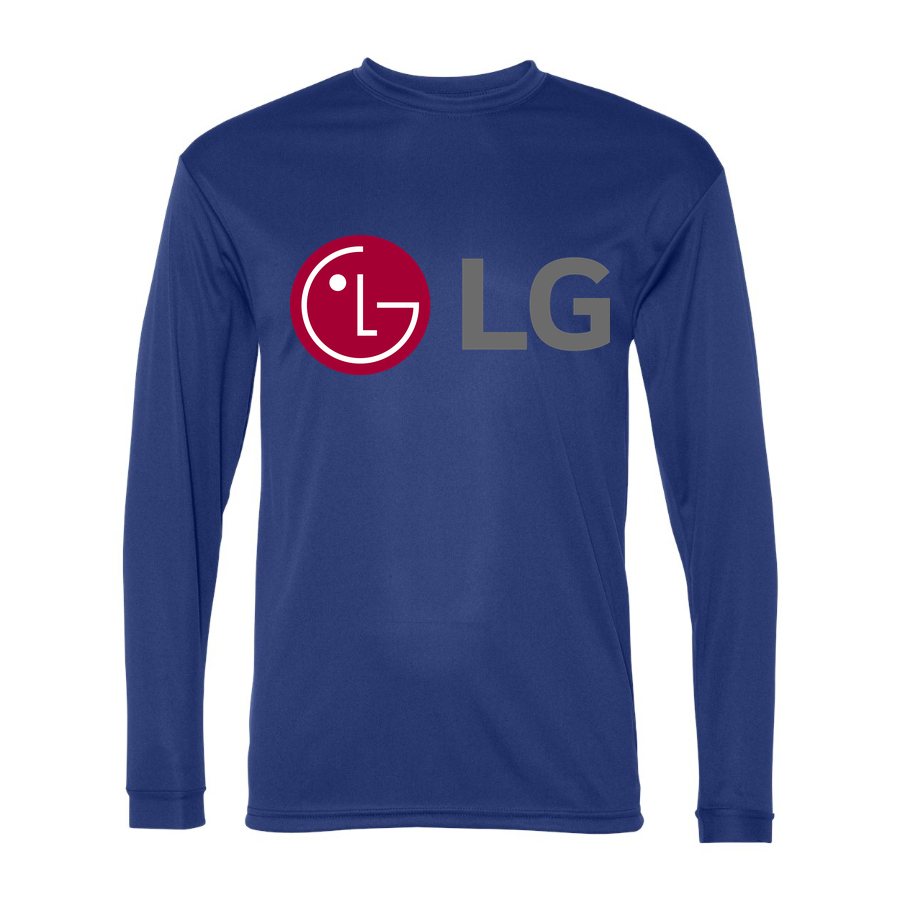 Men's LG Polyester Long Sleeve T-Shirt - Royal Blue