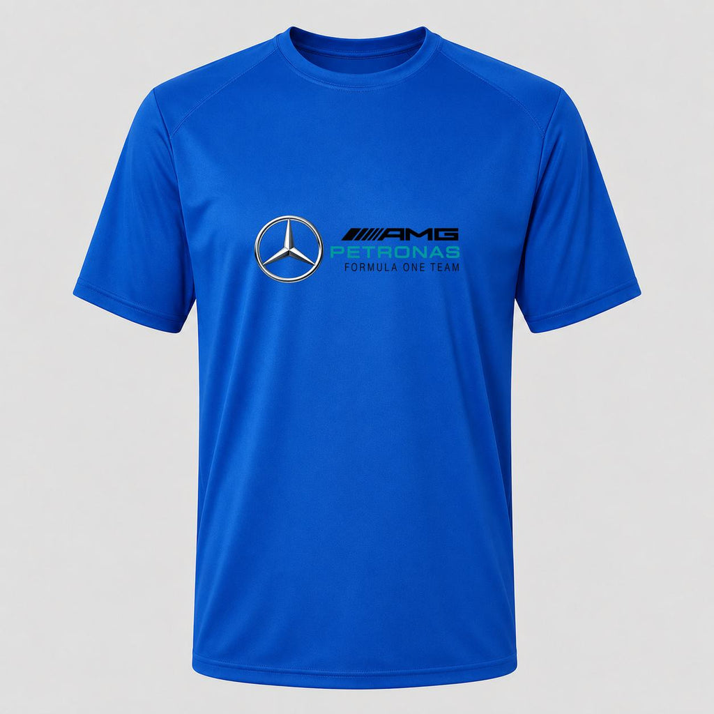 Men's Mercedes AMG Petronas Formula One Team Performance T-Shirt - Royal Blue