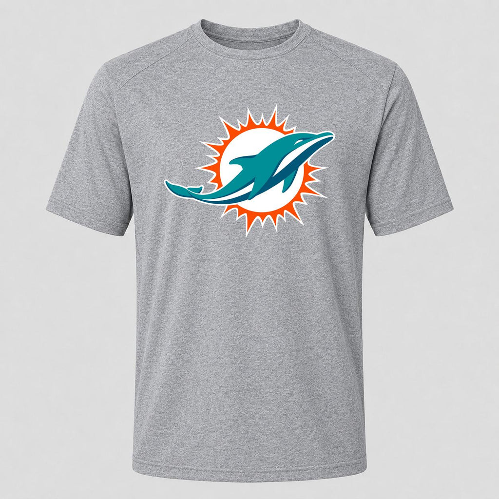 Men's Miami Dolphins Performance T-Shirt - Gray