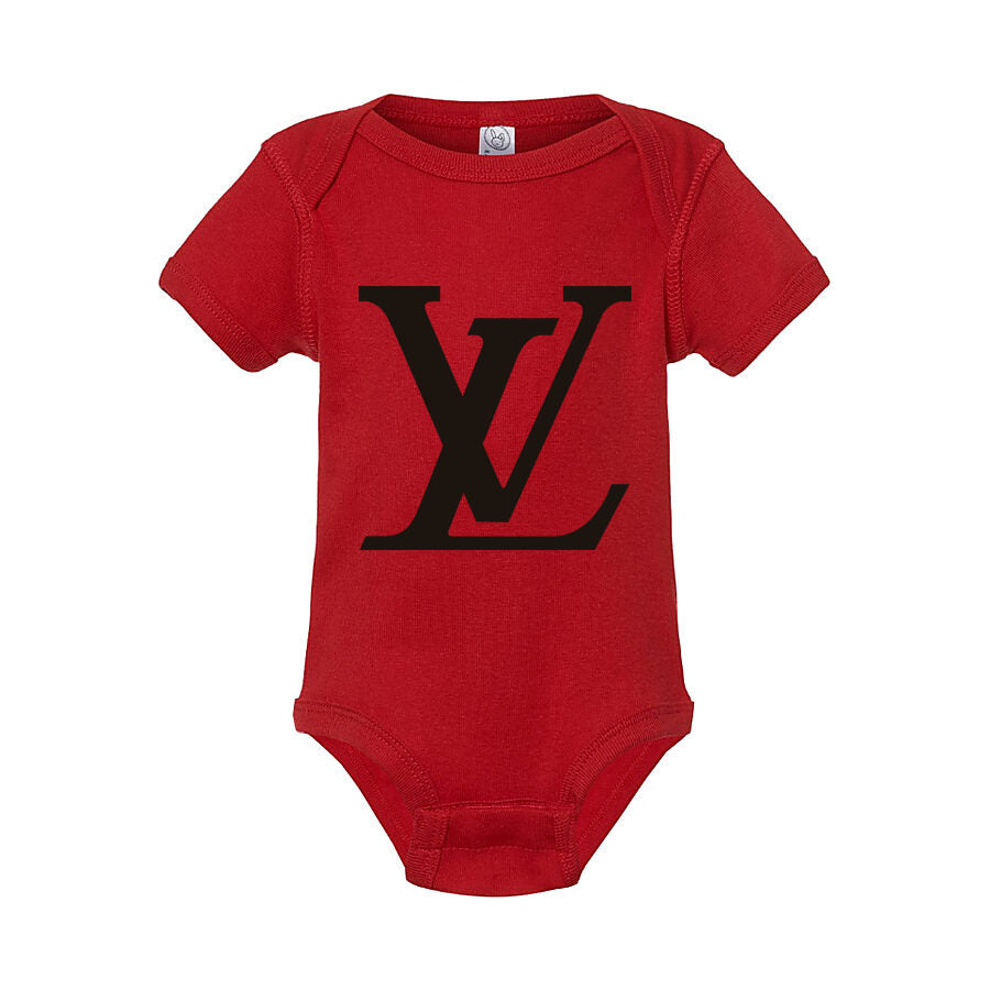 Louis Vuitton Baby Romper Onesie - Red