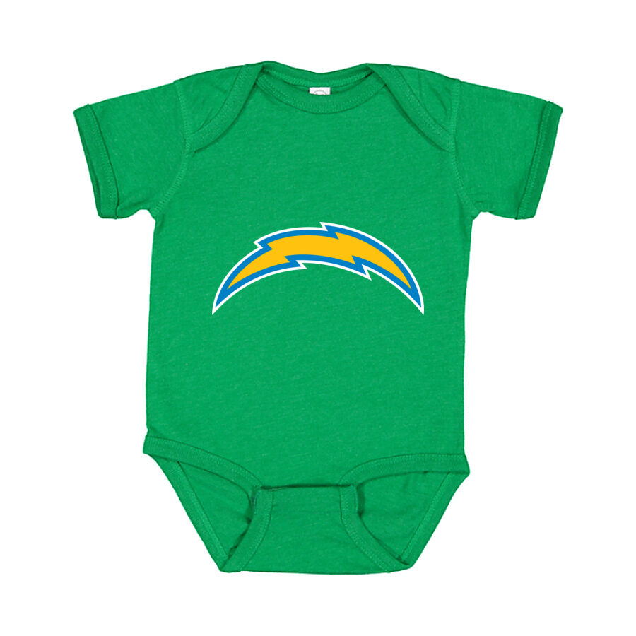 Los Angeles Chargers Baby Romper Onesie - Green