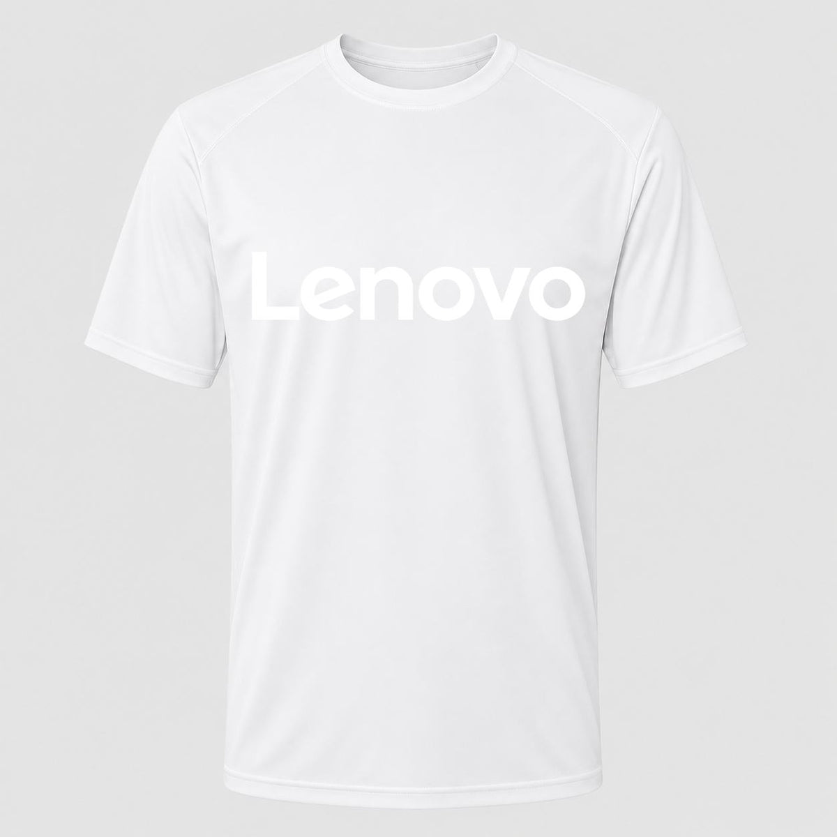 Men's Lenovo White Performance T-Shirt - White