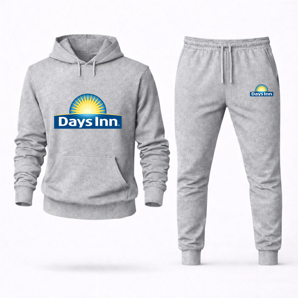 Days Inn Hoodie and Joggers Set - Grey