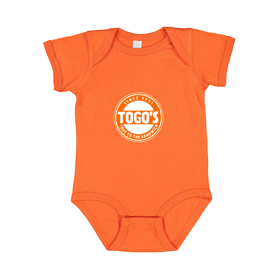Togo's Baby Romper Onesie - Orange