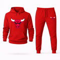 Chicago Bulls Hoodie and Joggers Set - Red