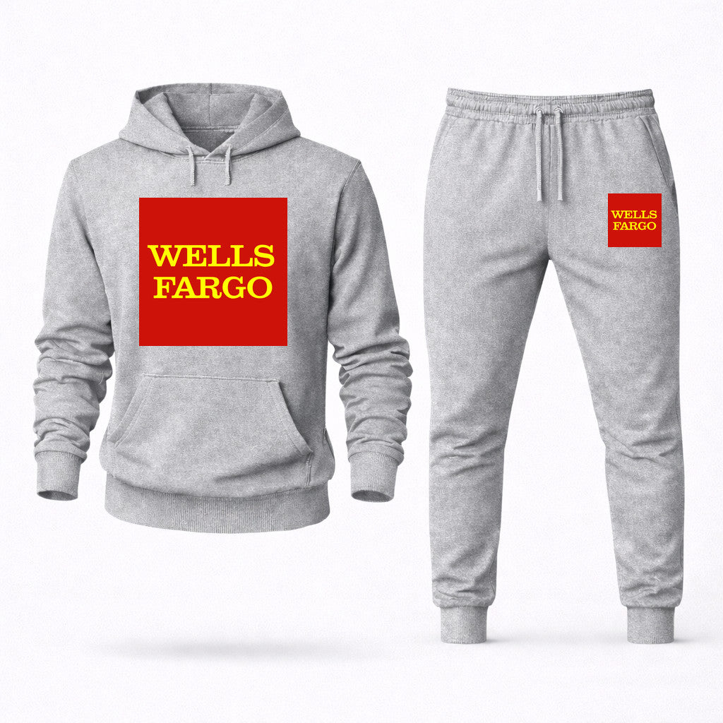 Wells Fargo Hoodie and Joggers Set - Grey