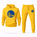 Golden State Warriors Hoodie and Joggers Set - Yellow
