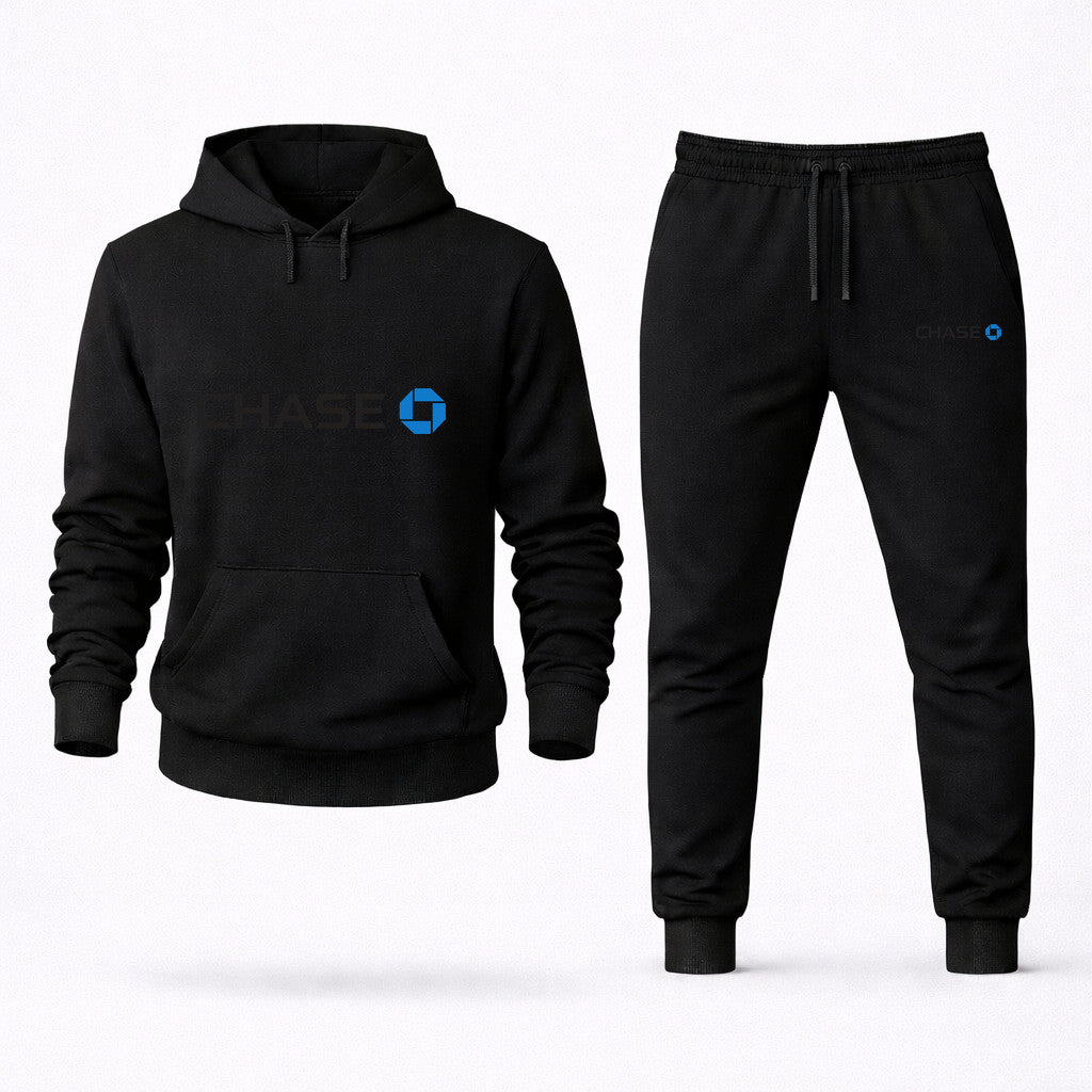 Chase Black Hoodie and Joggers Set - Black