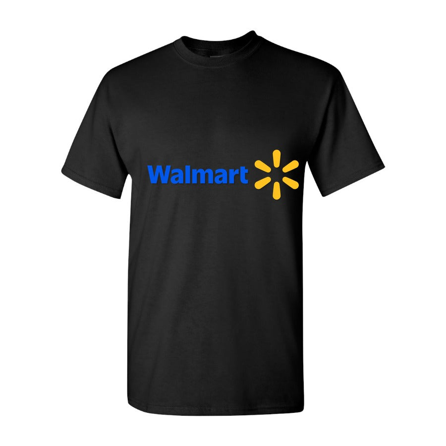 Men's Walmart Logo Cotton T-Shirt - Black