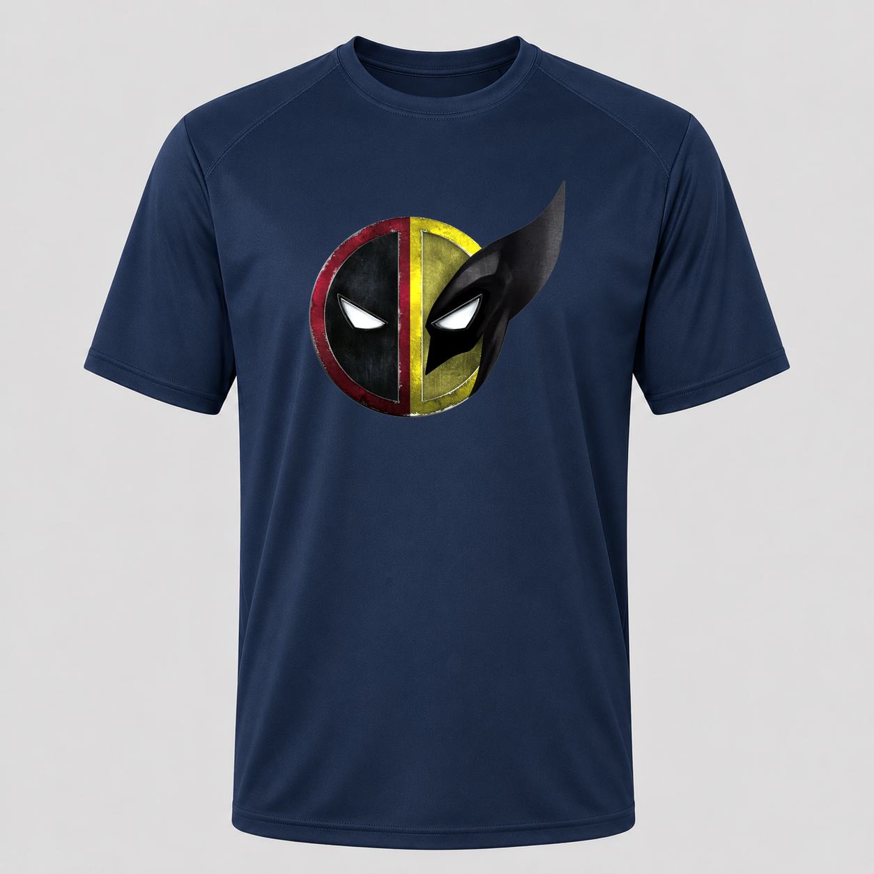 Men's Deadpool & Wolverine Performance T-Shirt - Navy