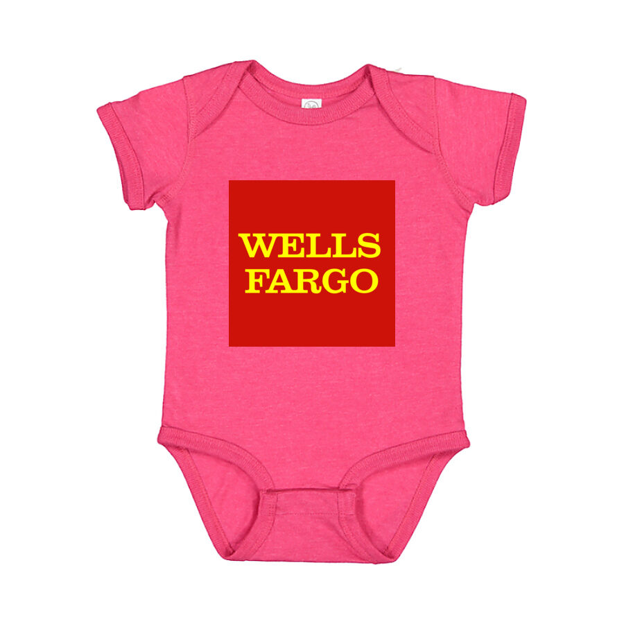 Wells Fargo Baby Romper Onesie - Pink