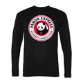 Men's Panda Express Polyester Long Sleeve T-Shirt - Black