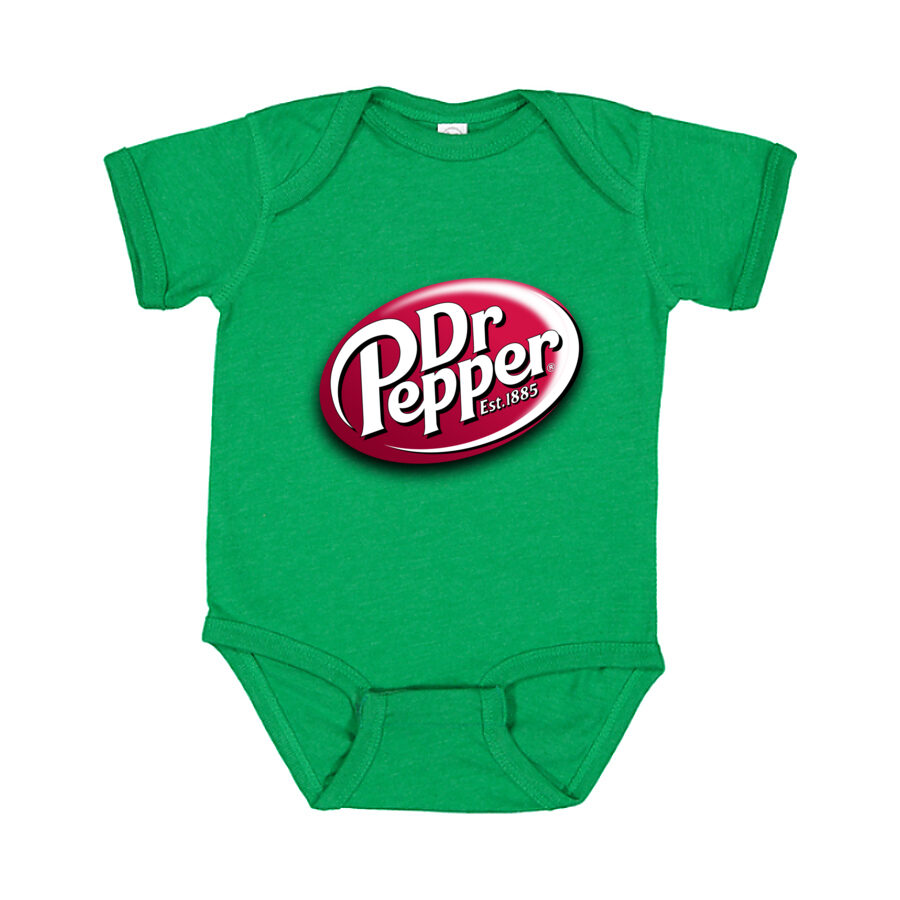 Dr Pepper Baby Romper Onesie - Green