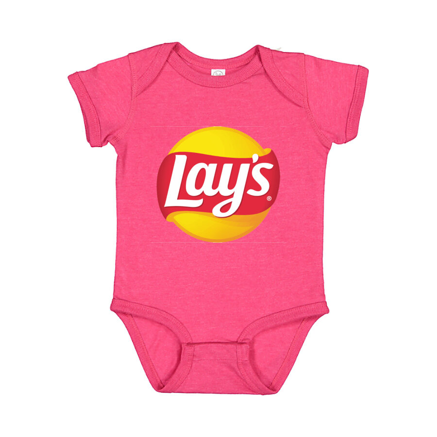 Lay's Baby Romper Onesie - Pink