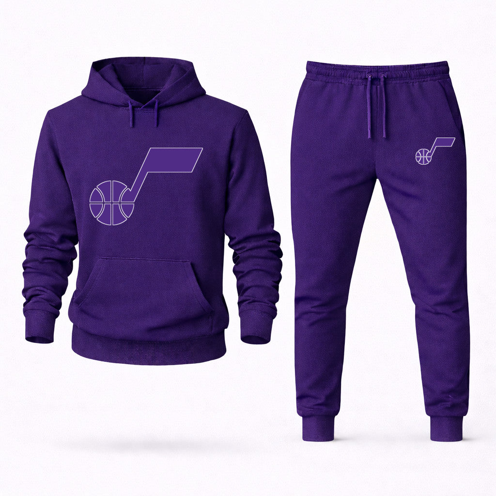 Utah Jazz Hoodie and Joggers Set - Purple