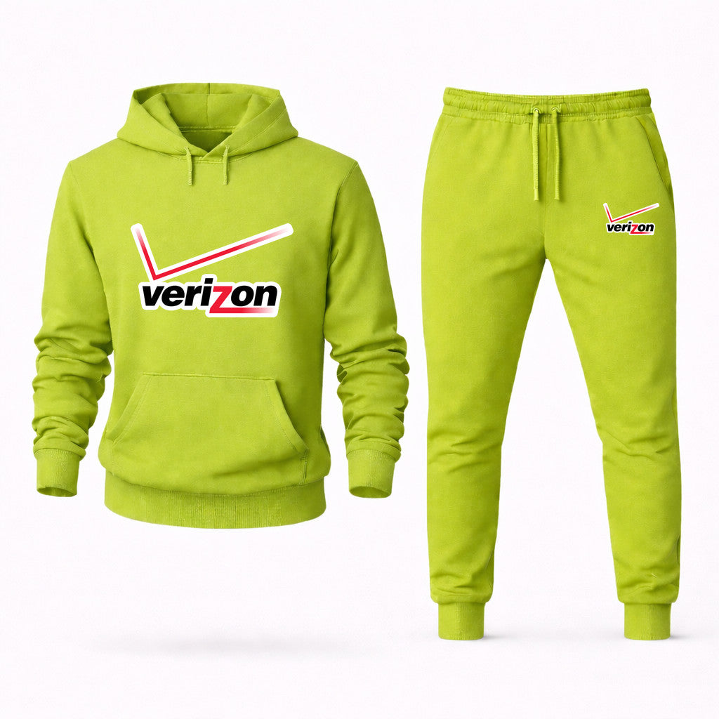 Verizon Wireless Hoodie and Joggers Set - Lime Green