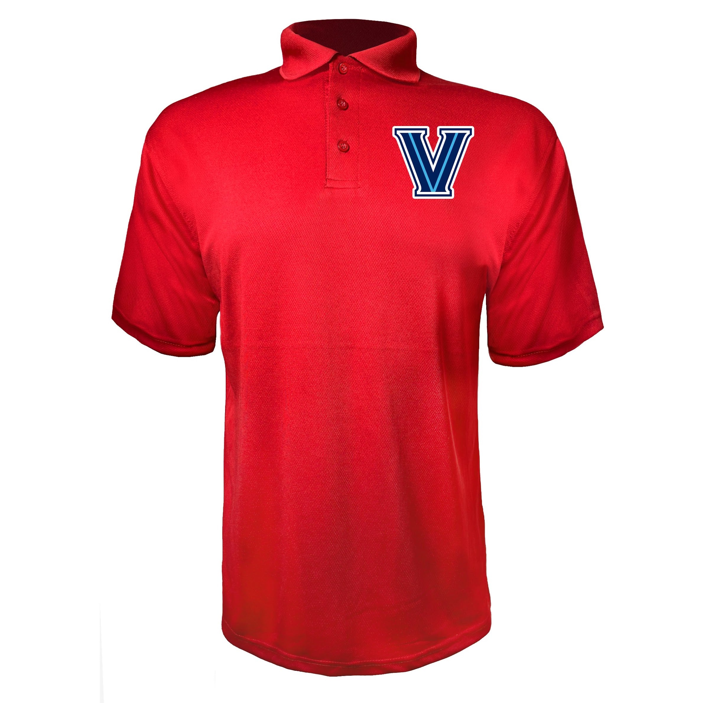 Villanova Wildcats Red polyester polo