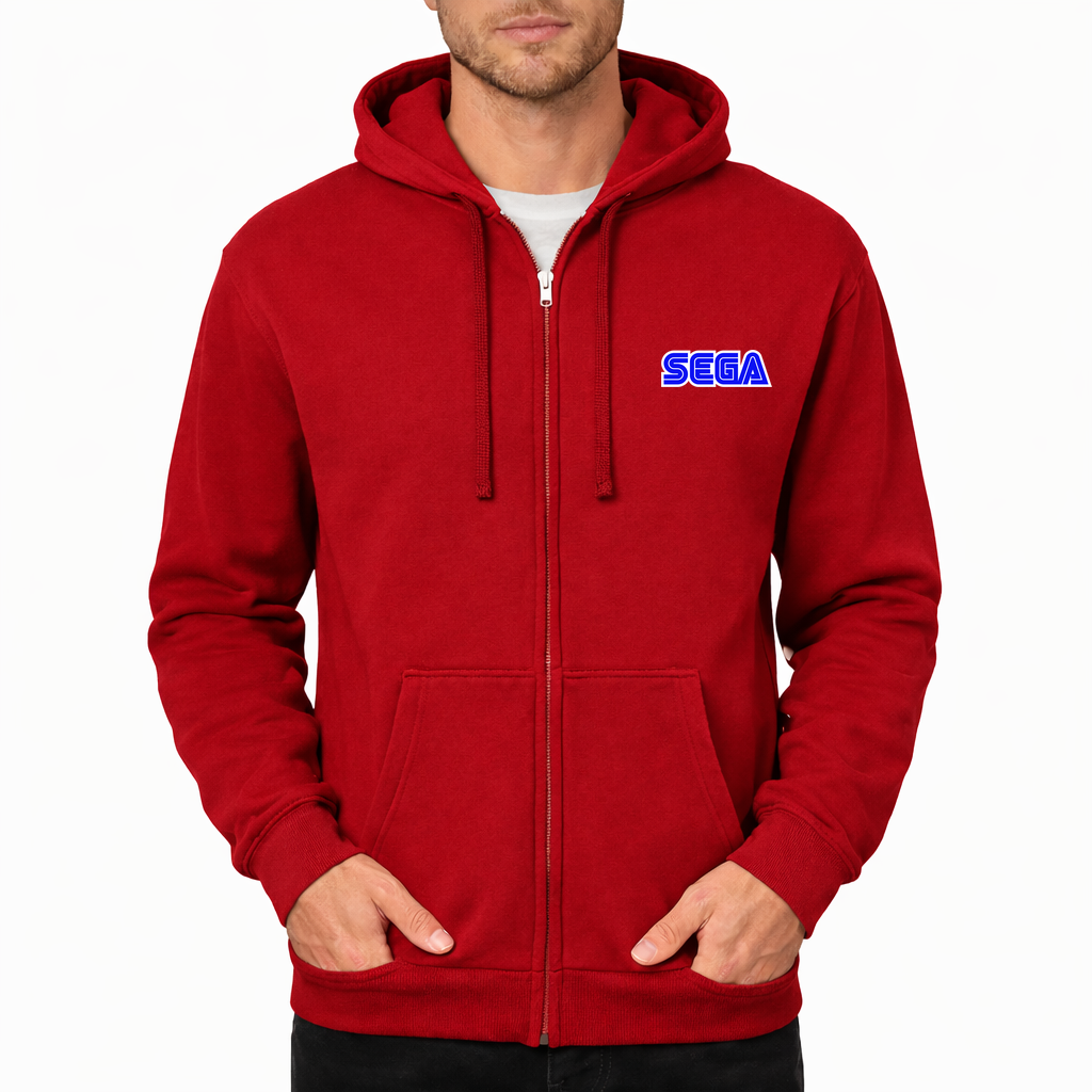 SEGA Zipper Hoodie - Red