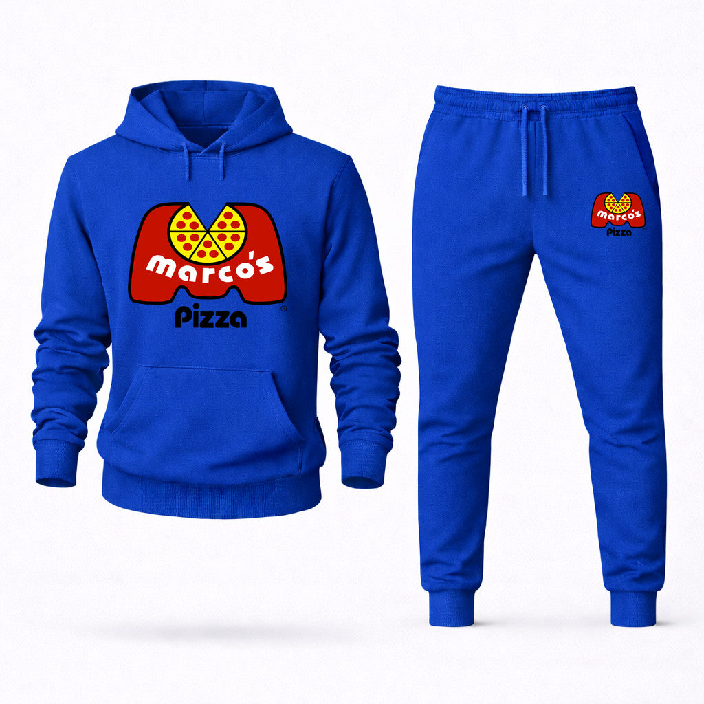 Marco's Pizza Hoodie and Joggers Set - Blue
