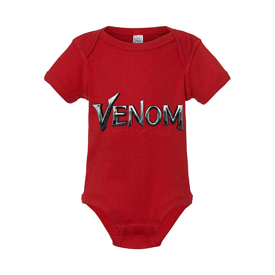 Venom The Last Dance Baby Romper Onesie - Red
