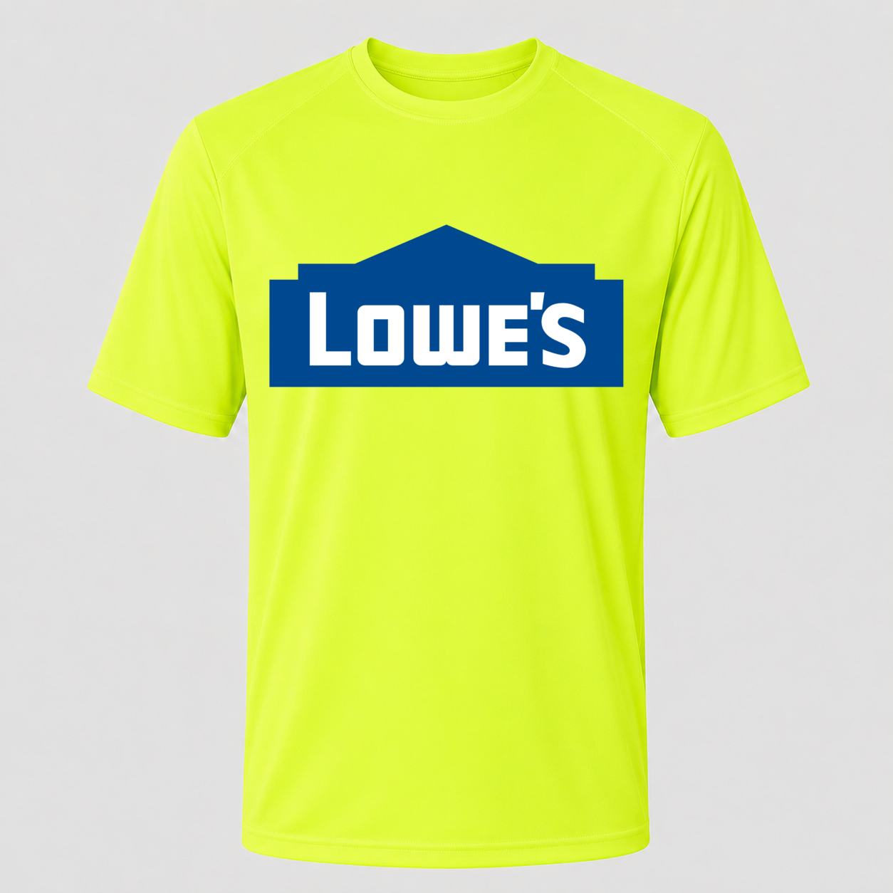 Men's Lowe's Performance T-Shirt - Safety Green
