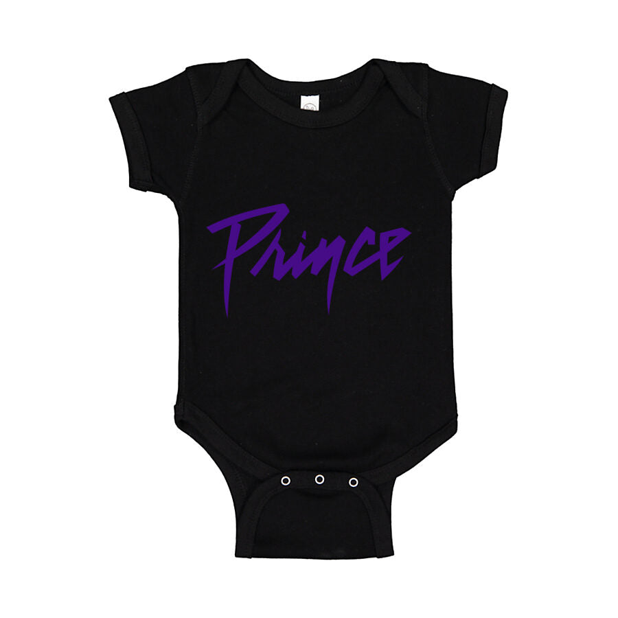 Prince Baby Romper Onesie - Black