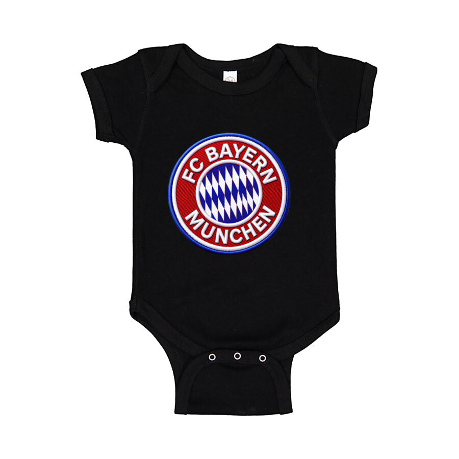 FC Bayern Munich Baby Romper Onesie - Black