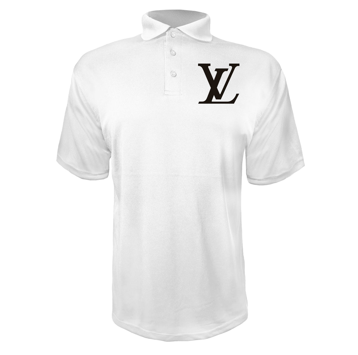 Louis Vuitton men's polyester polo in White