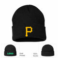 Pittsburgh Pirates Black Beanie Hat