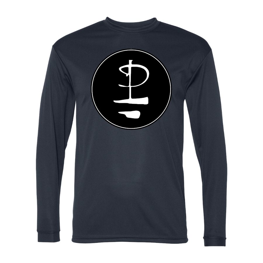 Men's Pink Floyd Polyester Long Sleeve T-Shirt - Navy