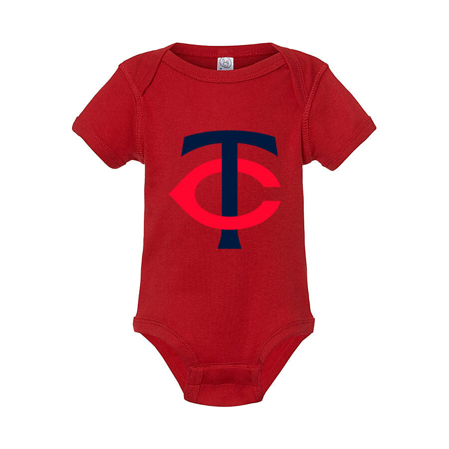 Minnesota Twins Baby Romper Onesie - Red