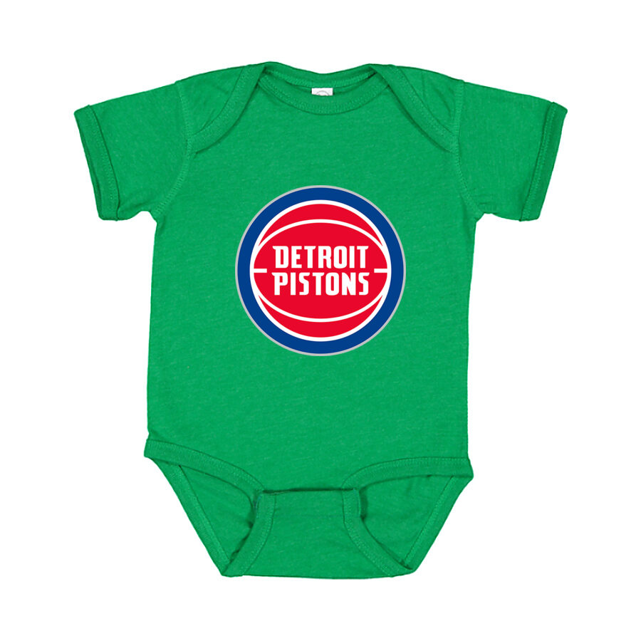 Detroit Pistons Baby Romper Onesie - Green