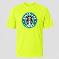 Men's Starbucks Performance T-Shirt - Safety Green