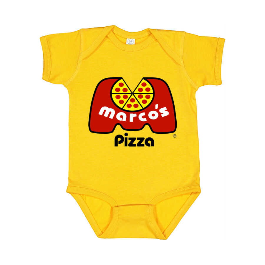 Marco's Pizza Baby Romper Onesie - Yellow