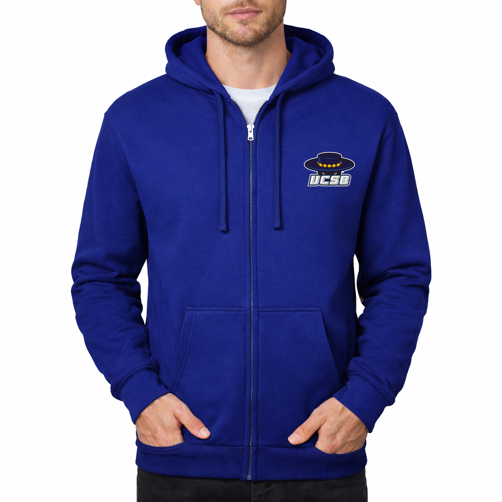 Men's UCSB Gauchos Zipper Hoodie - Royal Blue