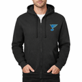 Men's St. Louis Blues Zipper Hoodie - Black