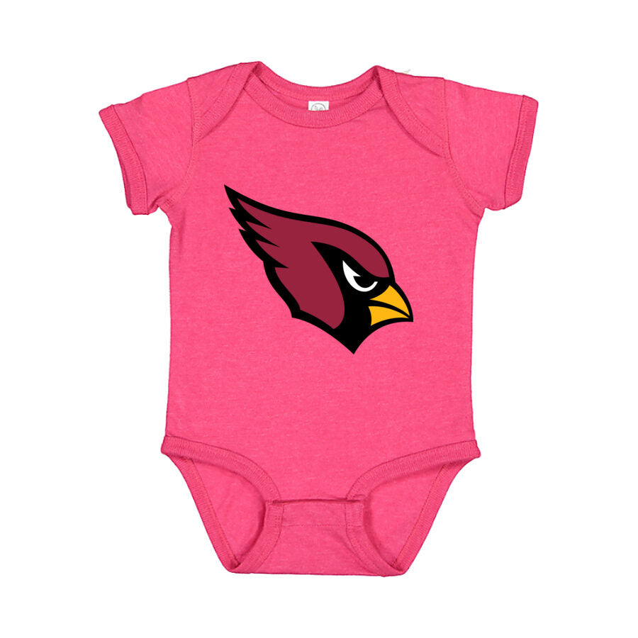 Arizona Cardinals Baby Romper Onesie - Pink